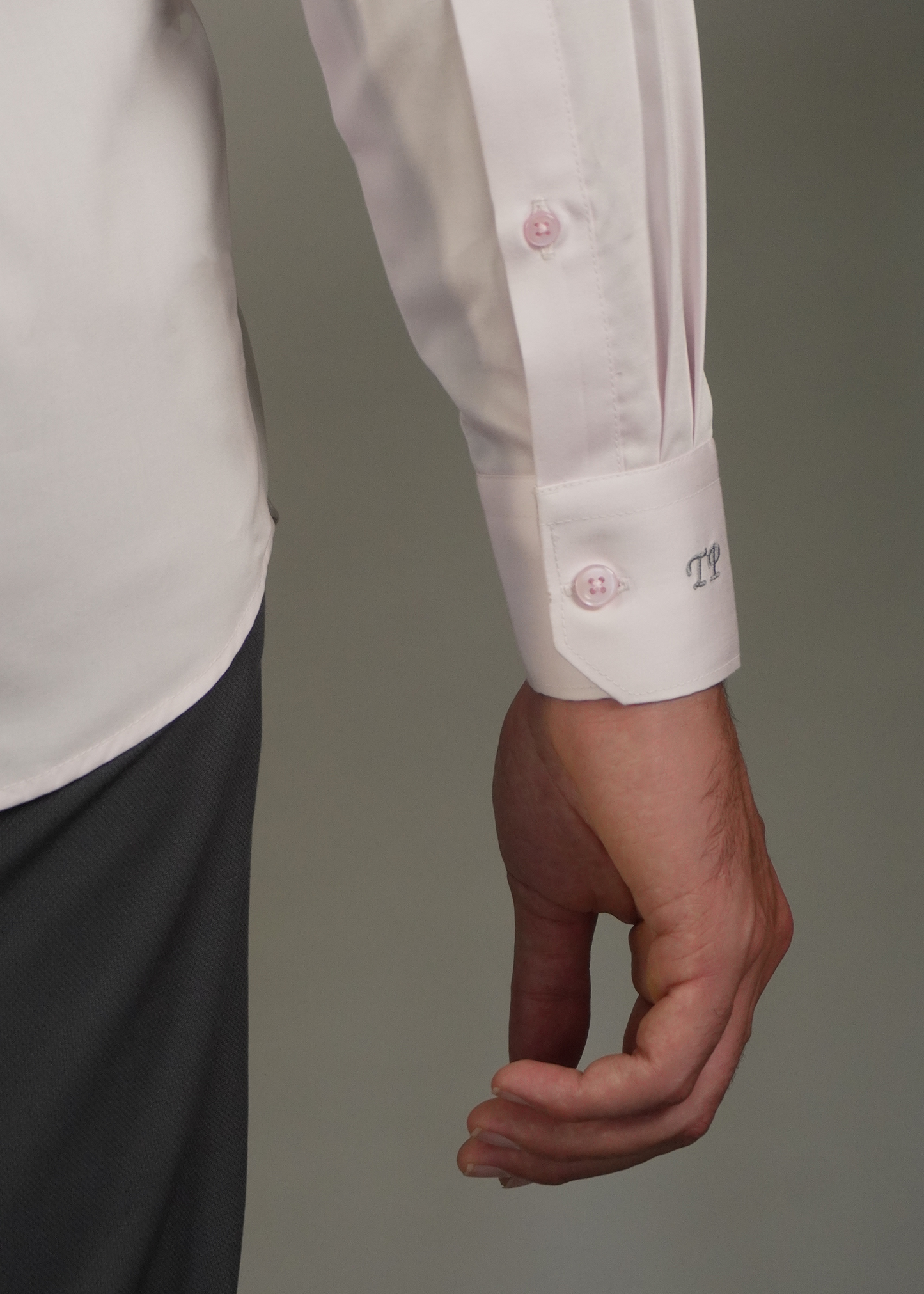 Light pink cotton formal shirt